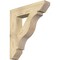 Ekena Millwork Funston Slat Rough Sawn Bracket, Douglas Fir, 6"W x 30"D x 34"H BKT06X30X34FST06RDF - alternate 1